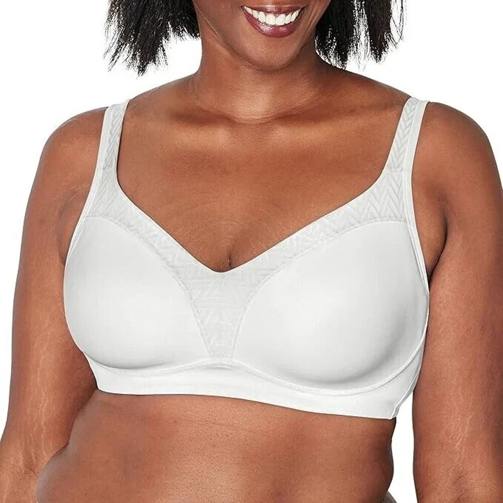 Playtex 18 Hour Bounce Control Style 4699 Bra in White 44DD